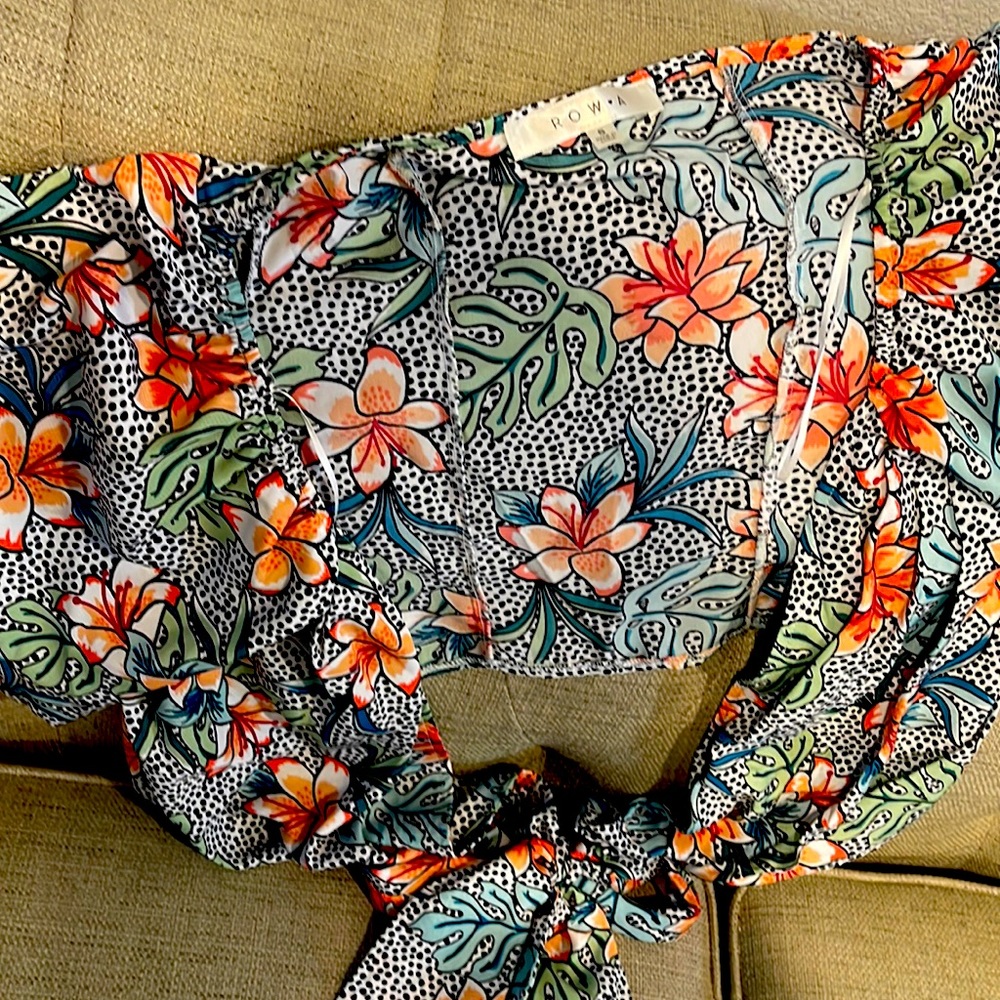 Row A Floral Top